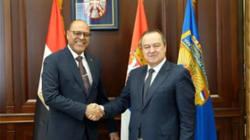 جبران يبحث مع وزير الداخلية الصربي خطة الربط الإلكتروني لتسهيل تنقل الأيدي العاملة