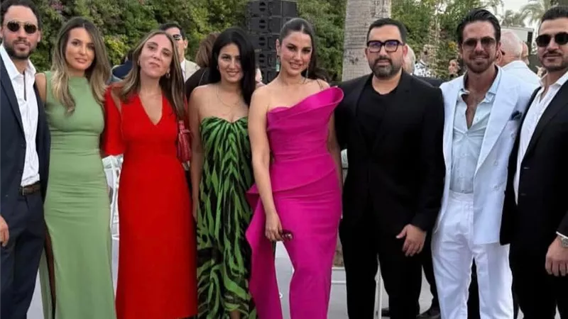 نجوم الفن يحتفلون بحفل زفاف أمينة خليل وأحمد زعتر.. صور