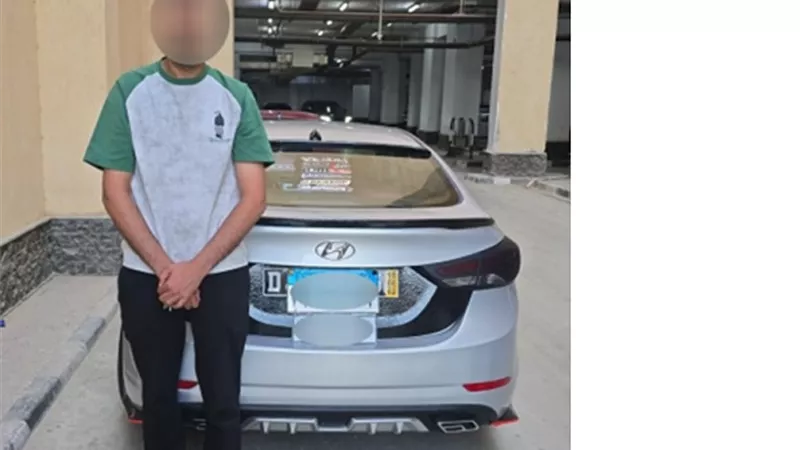 ضبط قائد سيارة ثبت لوحتين مختلفتين على سيارته بالقاهرة