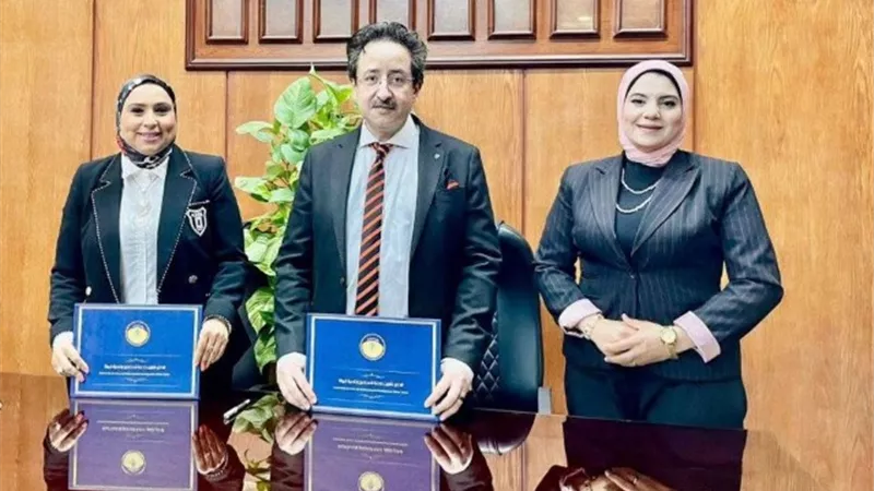 جامعة طنطا وخير الزاد يوقعان بروتوكول لتحقيق الخدمات التنموية صور