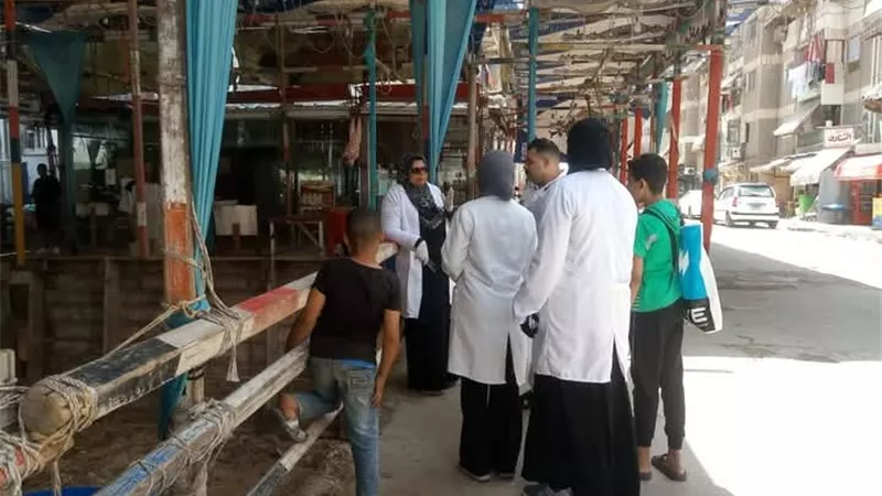 استعدادا للعيد ..حملات الطب البيطري للتفتيش على الأسواق ببورسعيد