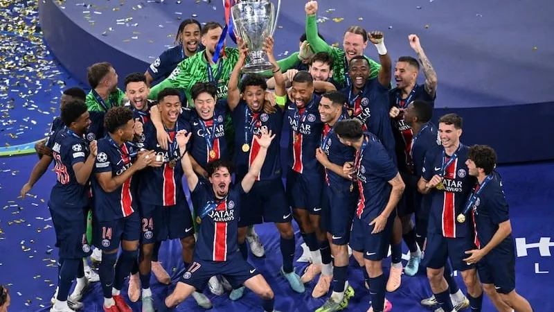 باريس سان جيرمان يسيطر على التشكيل المثالي لدوري أبطال أوروبا