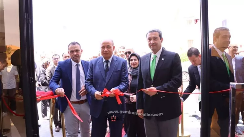 إفتتاح مشروعات جامعة المنصورة برأس البر