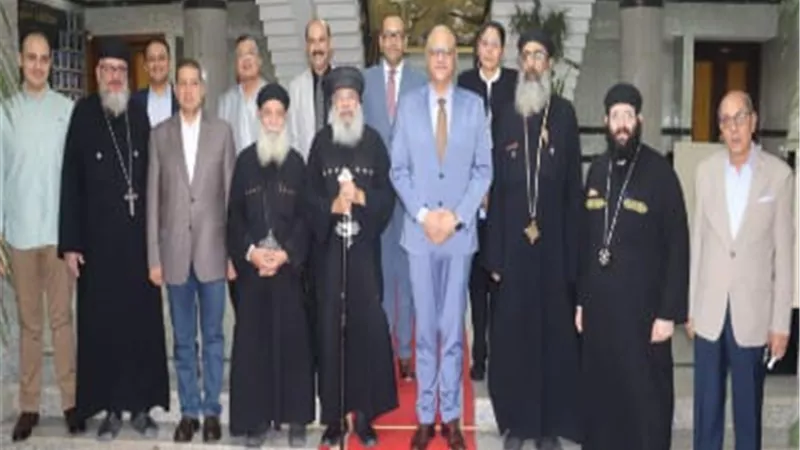 محافظ القليوبية يستقبل
