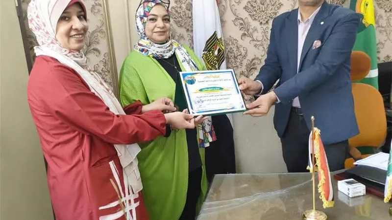 الطالبة حبيبة حسام تحصد المركز الخامس على مستوى الجمهورية