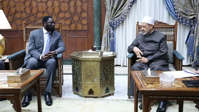 شيخ الأزهر يستقبل وزير خارجية جامبيا ويناقشان سبل تعزيز التعاون