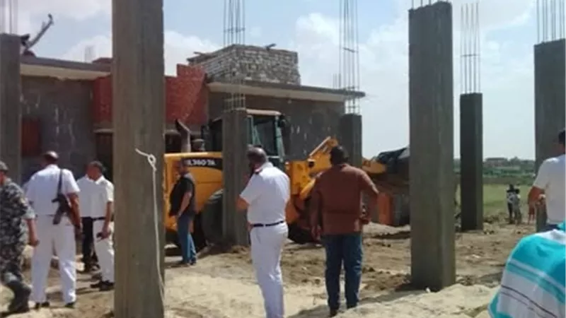 إزالات فورية لتعديات الأراضي الزراعية بالإسماعيلية