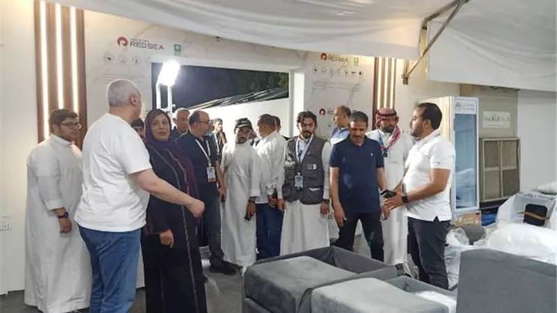 رئيس بعثة الحج السياحي تتفقد جاهزية المخيمات استعدادا لتصعيد الحج
