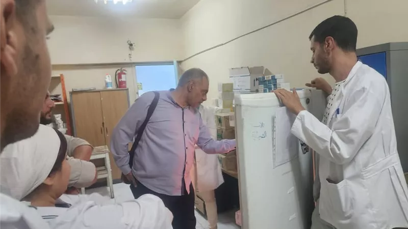 مدير الطب الوقائى يتفقد جاهزية مستشفي دهب المركزى