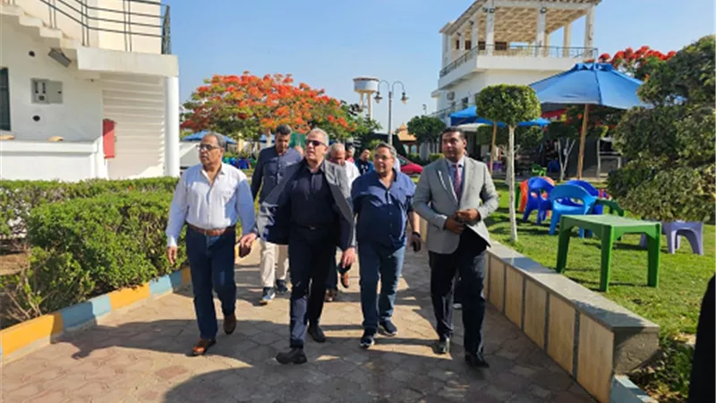 وكيل وزارة الشباب والرياضة بالغربية يزور مالية كفرالزيات