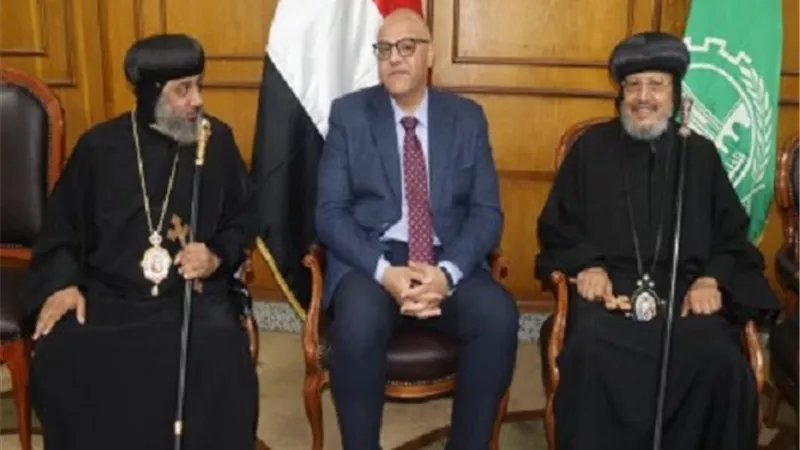 راعي الكنيسة الإنجيلية يهنئ محافظ القليوبية بعيد الأضحى المبارك