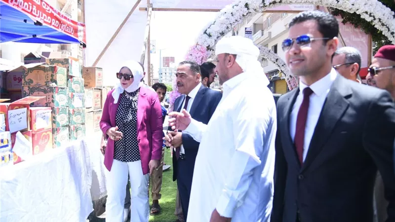إفتتاح سوق اليوم الواحد خلف مبنى مديرية تموين مطروح