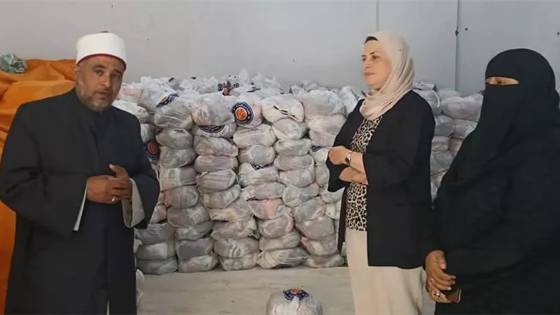 لحوم ومواد غذائية للمستحقين في عيد الأضحى بالإسماعيلية