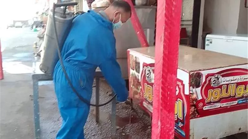 تكثيف المكافحة لناقلات الأمراض حول المساجد وساحات الصلاة بالبحيرة