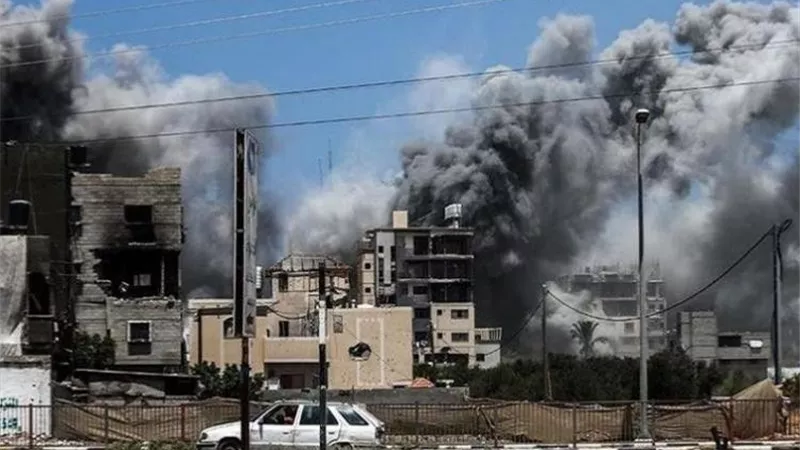 استشهاد 10 فلسطينيين فى قصف الاحتلال الإسرائيلى غزة وخان يونس