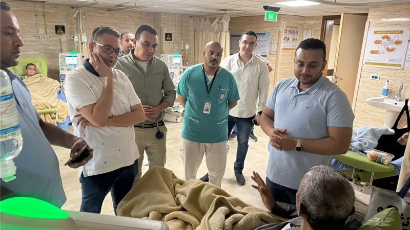 مدير الرعاية الصحية بالأقصر فى جولة بمستشفيات إيزيس وحورس
