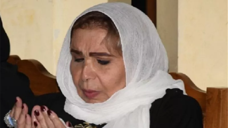 مديحة حمدي تدعو لسميحة أيوب فى العزاء