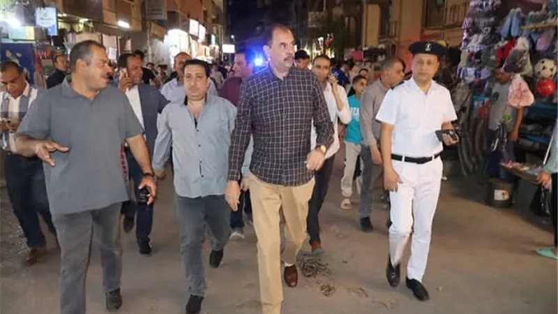 محافظ سوهاج يتفقد الحدائق العامة والمتنزهات