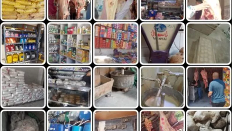 تحرير 300 محضرا ومخالفة تموينية خلال حملات على الاسواق بالقليوبية