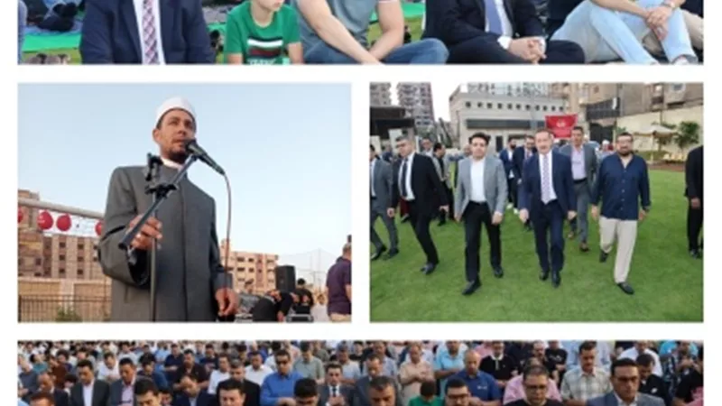 محافظ المنوفية يؤدي صلاة عيد الأضحى ويهنئ الرئيس السيسي