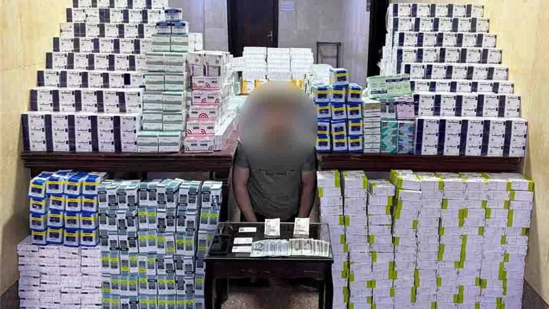 ضبط شخصين بحوزتهما 230 ألف قرص مخدر قبل ترويجها بالجيزة