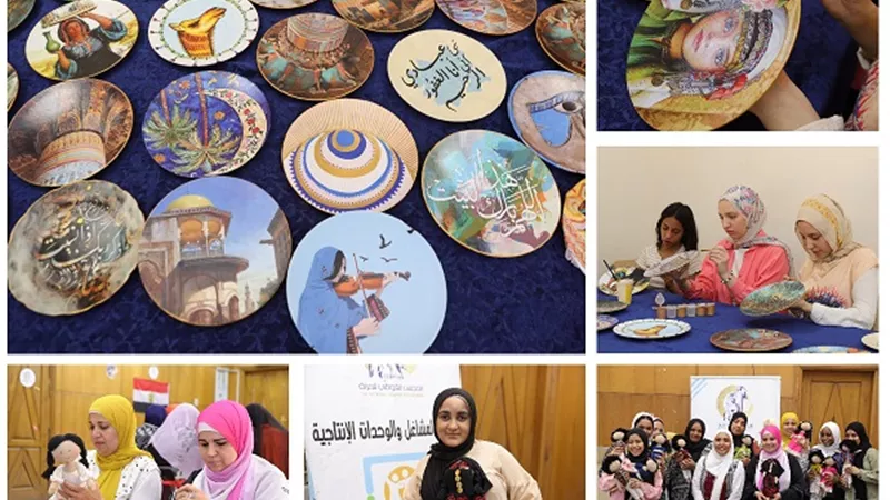المجلس القومي للمرأة ينظم ورشتين تدريبيتين لفن العرائس والديكوباج