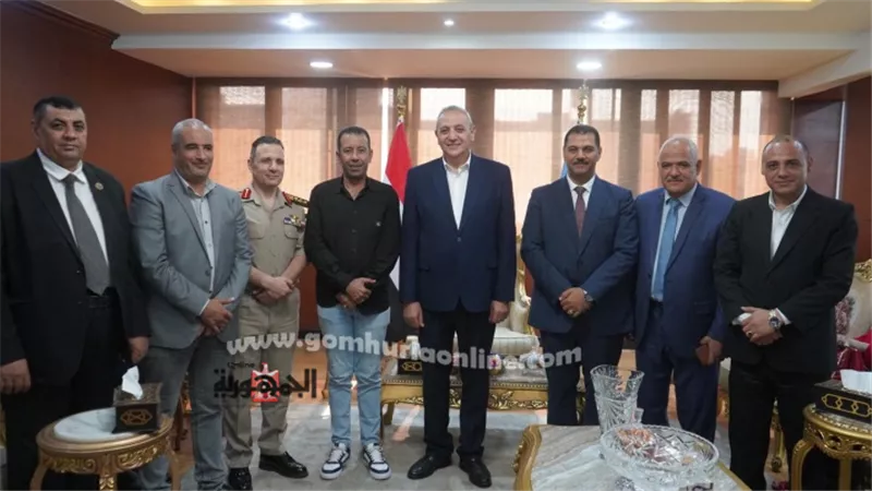 محافظ الغربية يستقبل