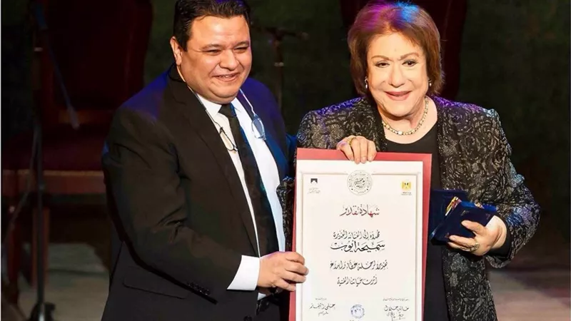 خالد جلال ينعي سميحة أيوب بكلمات مؤثرة
