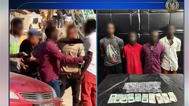 الفيديو كشفهم .. ضبط 4 أجانب يتاجرون فى المخدرات بالقاهرة