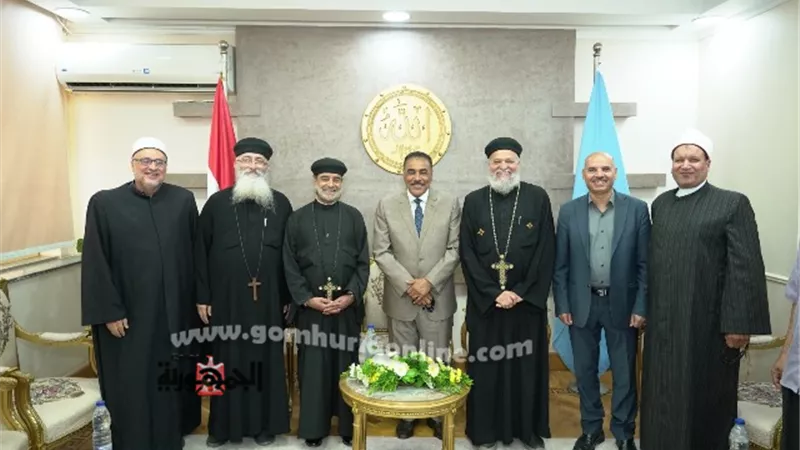 محافظ مطروح يستقبل المهنئين بالعيد ثان ايام الاضحي