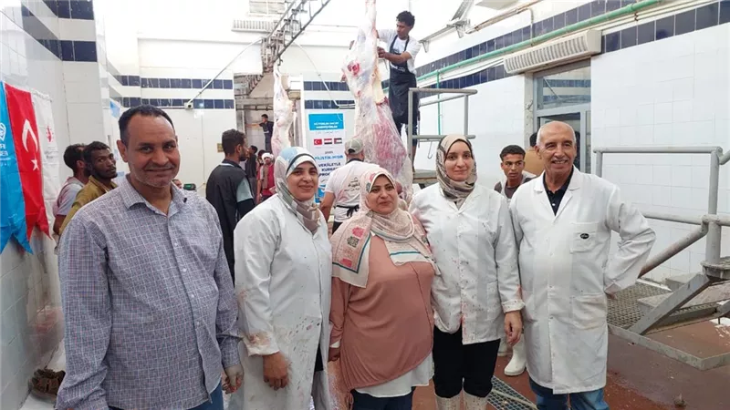 انتظام العمل داخل مجازر البحر الاحمر فى ثانى ايام عيد الأضحى