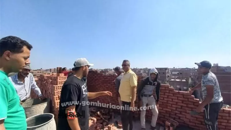 مدن دمياط تتصدى للبناء المخالف خلال عيد الأضحى
