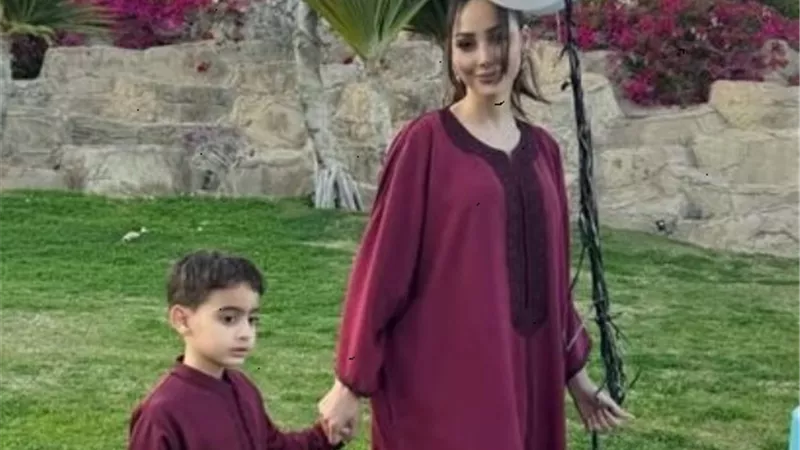 بسمة بوسيل تدعو بالشفاء لإبنها :اللهم احفظه بعينك التى لاتنام