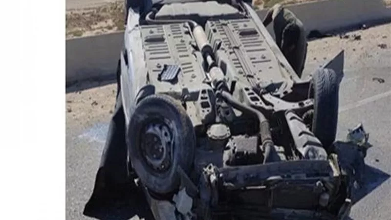 مصرع مهندسة وإصابة زوجها وأبنائهما فى انقلاب سيارة بسوهاج