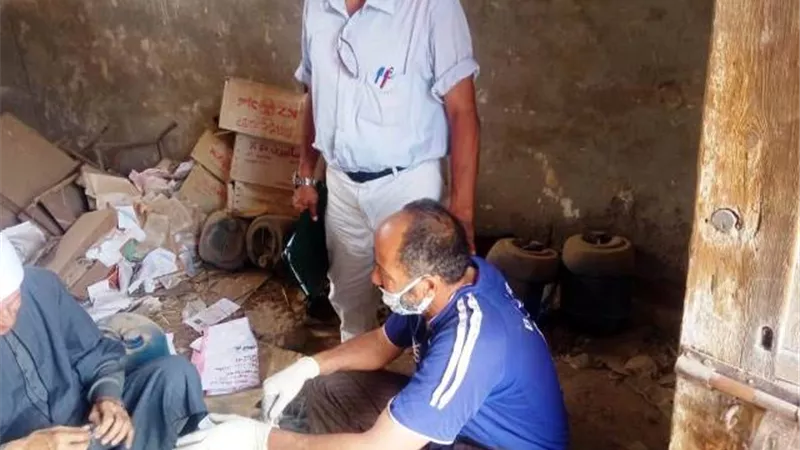 مكافحة القوارض لمساحة 
