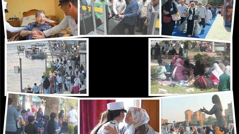 رابع أيام العيد.. فسحة وقعدة ع الكورنيش