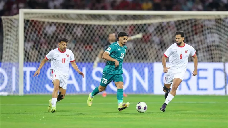 منتخب العراق يحقق فوزاً معنوياً على الأردن.. شاهد ملخص المباراة