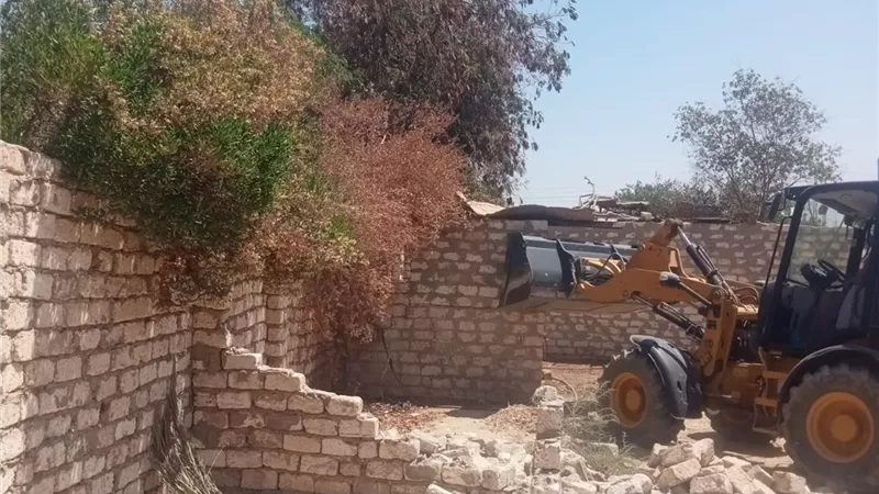 رفع 7 طن قمامة خلال حملة نظافة بساحة أبو الحجاج بمدينة الأقصر