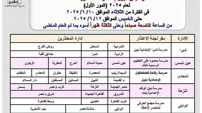 غدا.. آخر موعد لقبول اعتذارات المعلمين عن المشاركة بالثانوية العامة