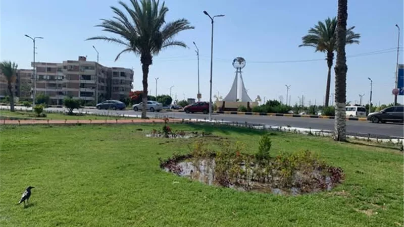 تجميل وتشجير مداخل وميادين الإسماعيلية