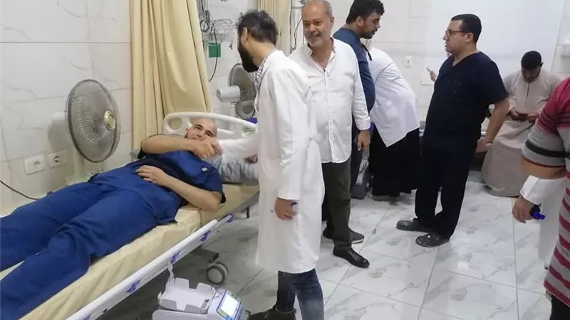 حملة تبرع بالدم في مستشفى صدر المنيا لدعم الحالات الحرجة