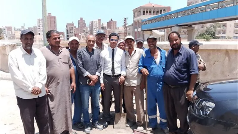 نائب محافظ مطروح يتابع جهود قطاع النظافة