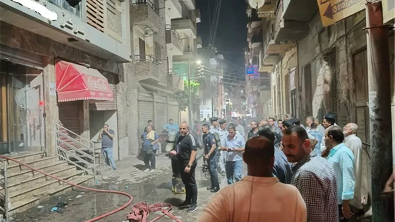 اندلاع حريق في مركز ولادة بمدينة المنيا