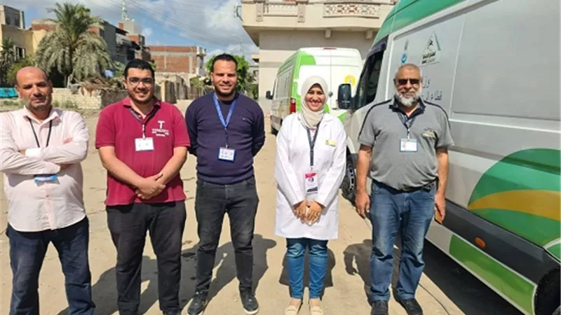 الكشف على ٧٥٢ بقافلة كوم شريك كوم حماده