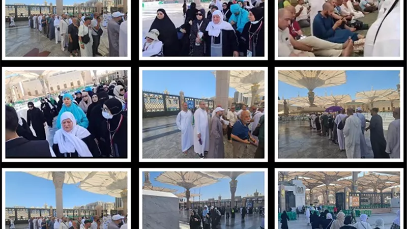 بعثة حج الجمعيات الأهلية تنظم زيارات إلى الروضة الشريفة