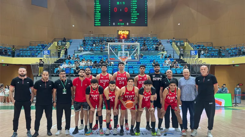 منتخب مصر الأولمبي لكرة السلة يفوز على الصين في بطولة التحدي