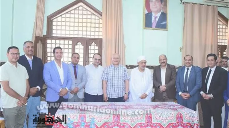 رئيس جامعة سوهاج في ضيافة فضيلة الإمام الأكبر شيخ الأزهر