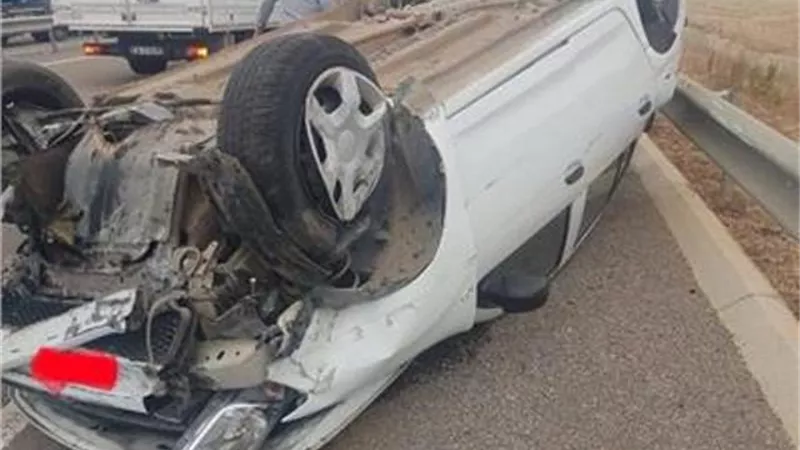 إصابة 8 بينهم 3 أطفال فى انقلاب سيارة ملاكي بالفيوم