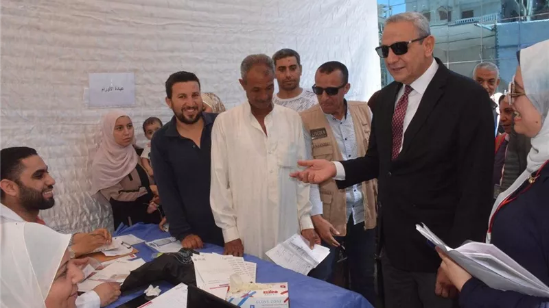محافظ الغربية من مستشفى طنطا العام ..صحة المواطن أولويتنا