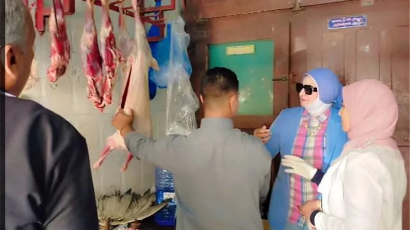 وتتوالى ضربات مديرية التموين ضد تجار اللحوم الفاسدة